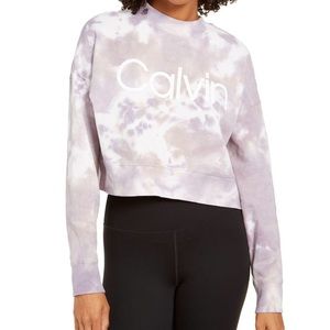 Calvin Klein tie dye crew neck sweatshirt